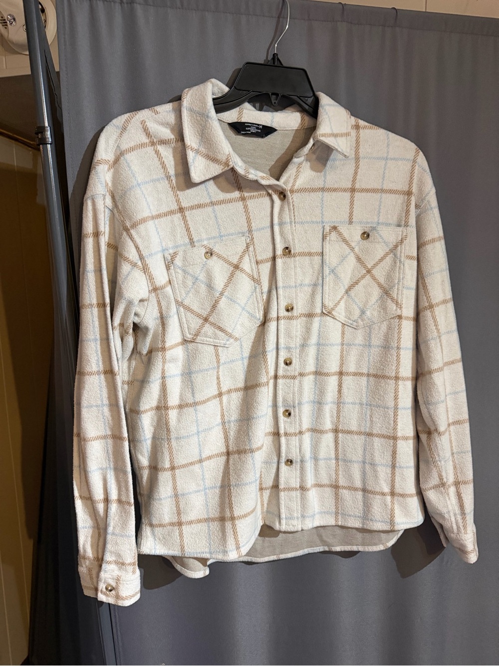 Member's Mark Cozy Button-Down Shirt, Size M